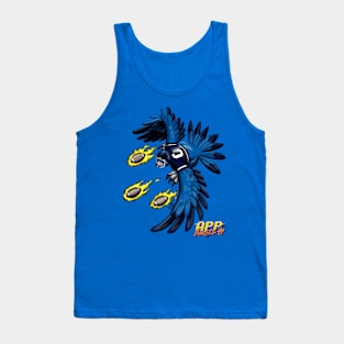 Birdie_V4_AppB Blue bird Tank Top